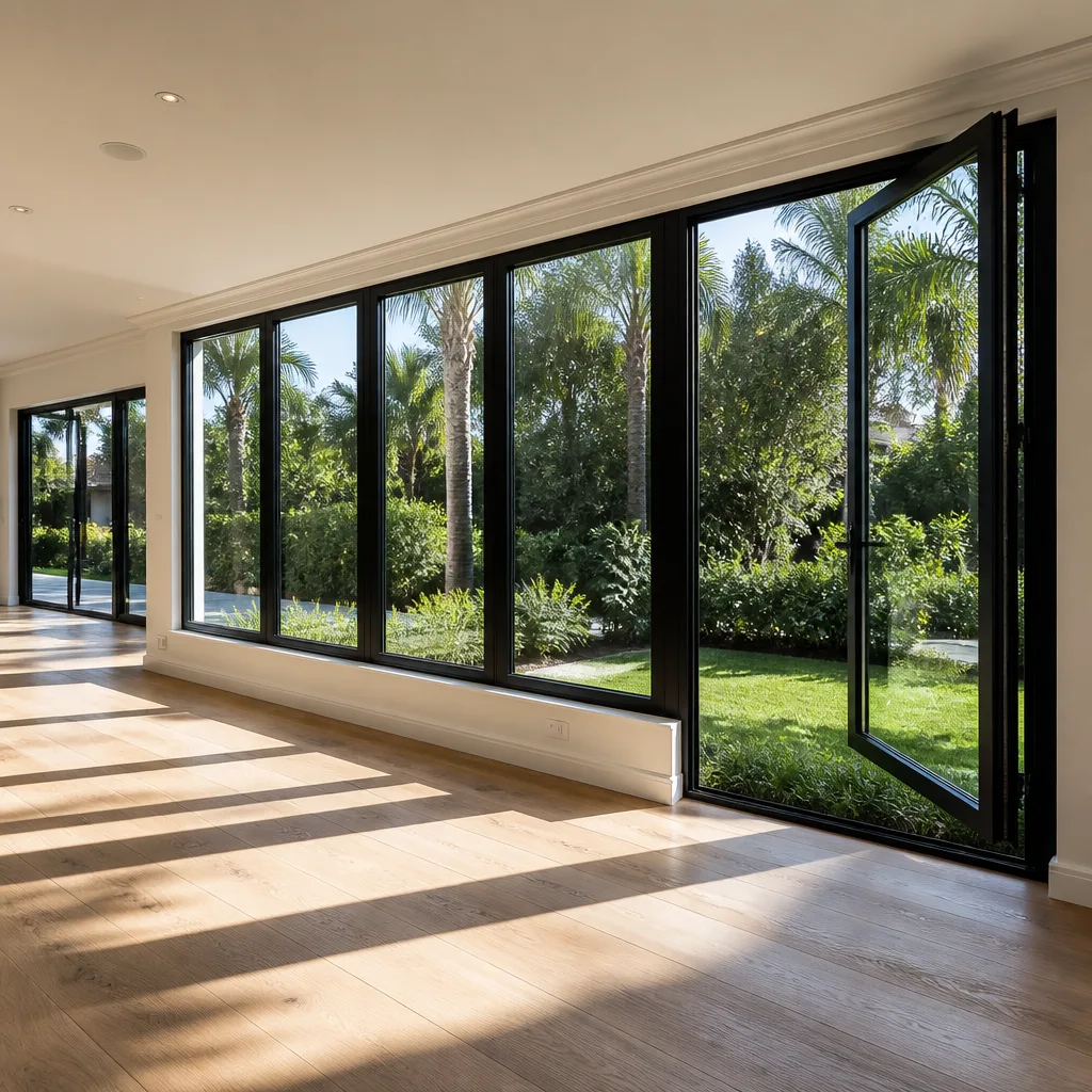 3-Panel Sliding (3-Lite Roller) Windows